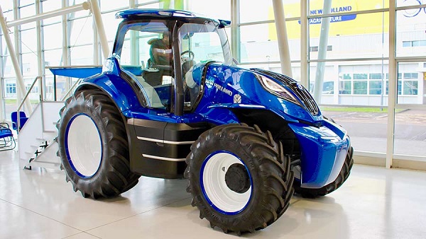 New Holland's methane powered production tractor