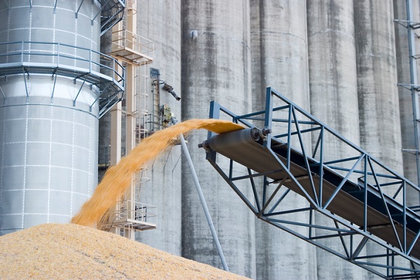 Dust control in grain handling