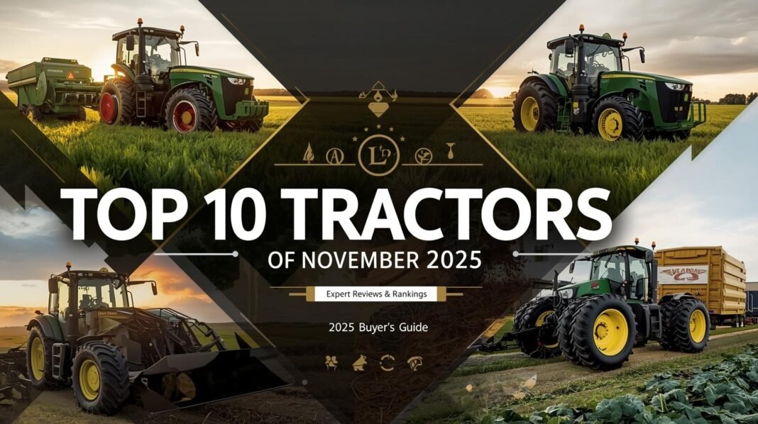 Top 10 Tractors of November 2025 A Comprehensive Guide