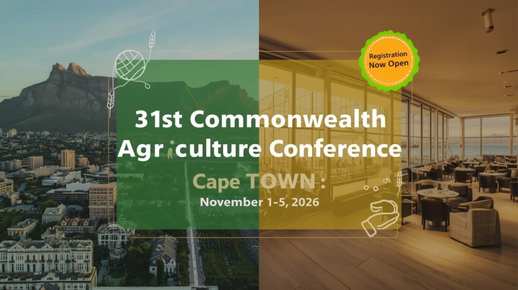 31st Commonwealth Agriculture Conference in Cape Town